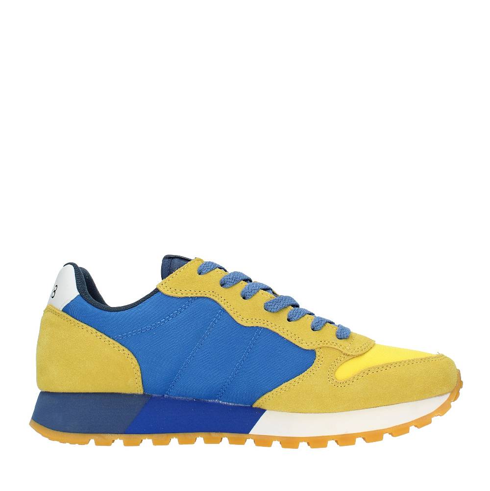 SUN68 Sneakers in pelle camoscio e tessuto Sconto