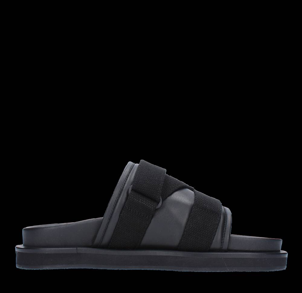 AMBUSH Mules in pelle e tessuto In Vendita