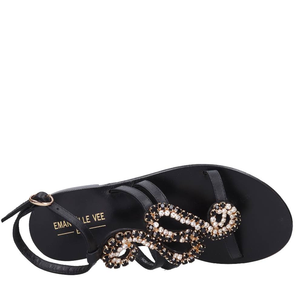 EMANUELLE VEE Sandali in pelle Offerta