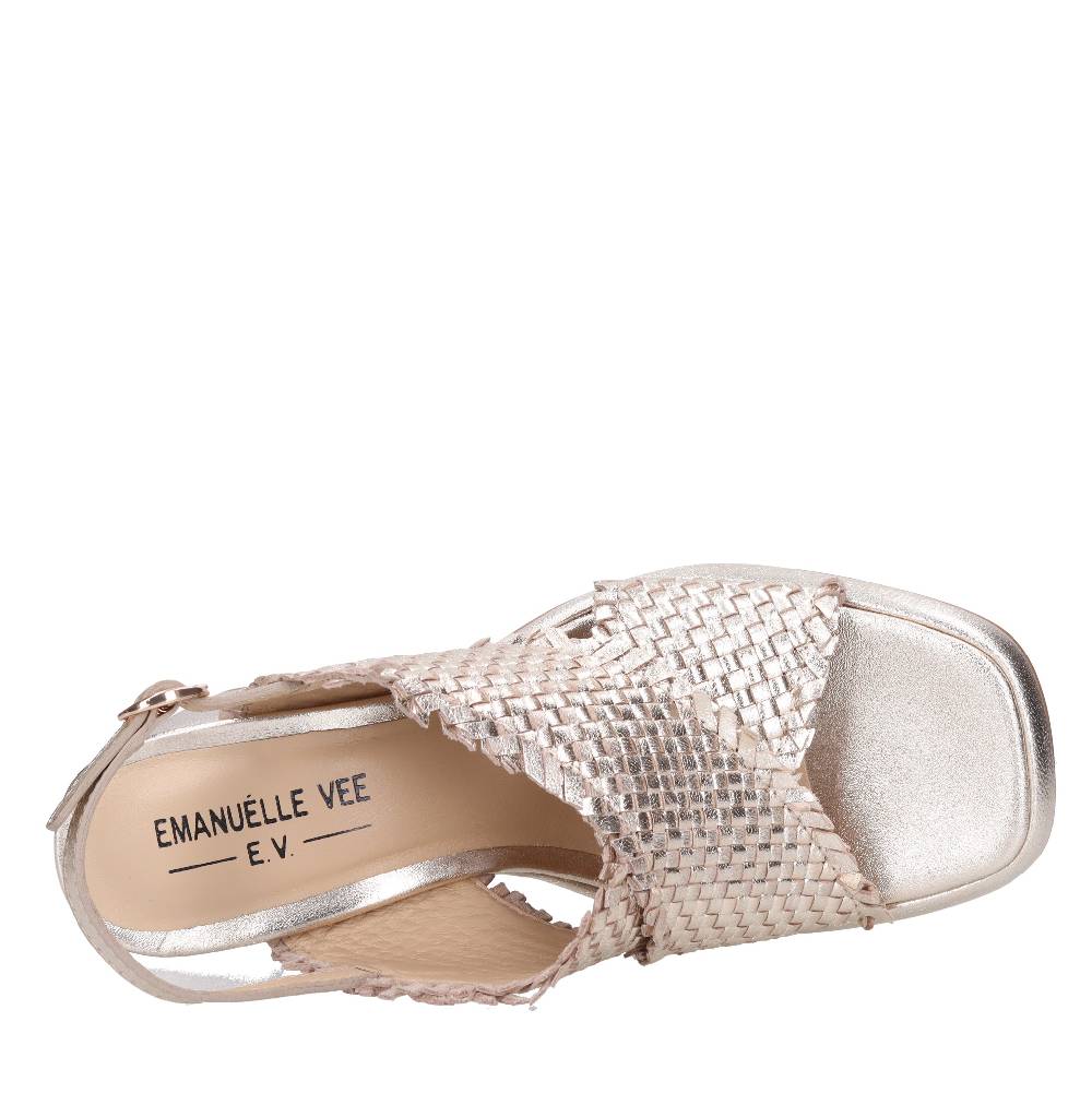 EMANUELLE VEE Sandali in pelle Vendita Calda