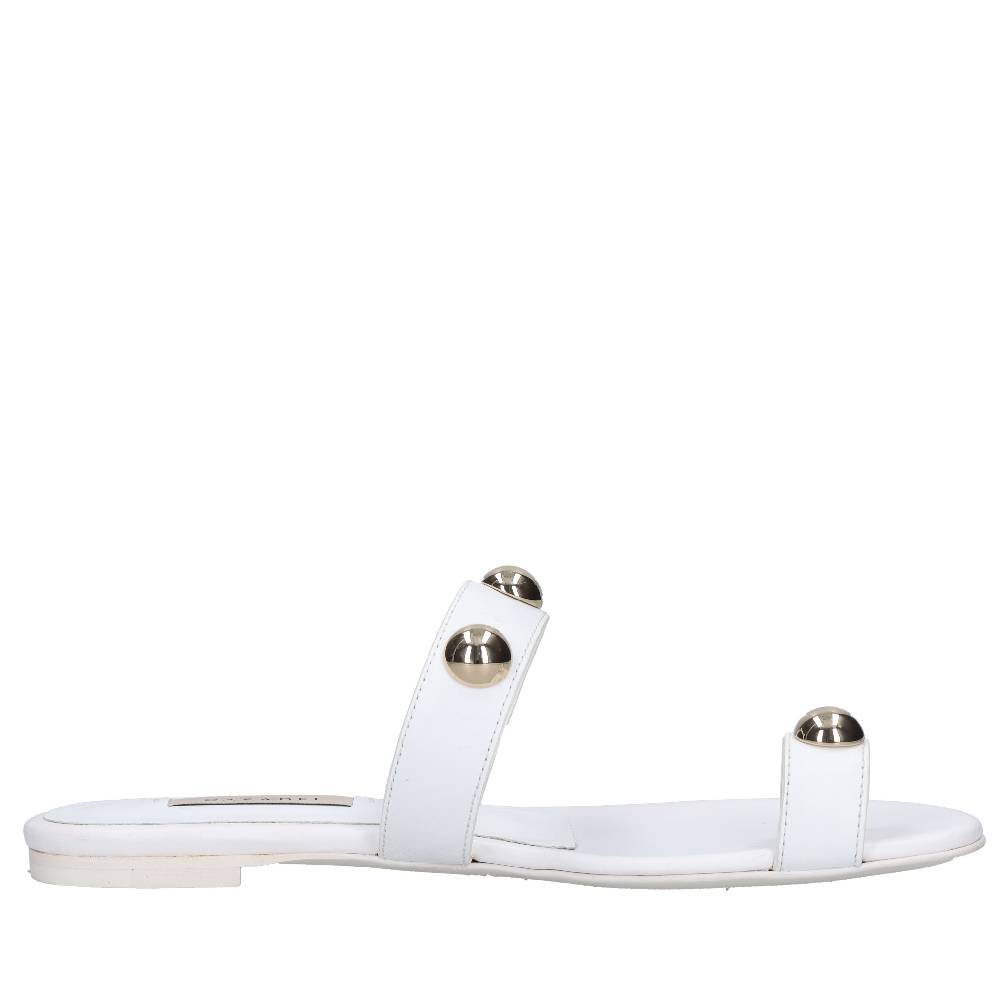 CASADEI Mules infradito in pelle Shopping Online