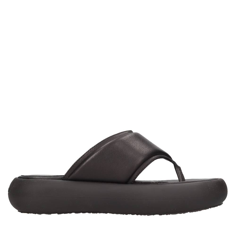 VIC MATIE Mules infradito in pelle Sottocosto