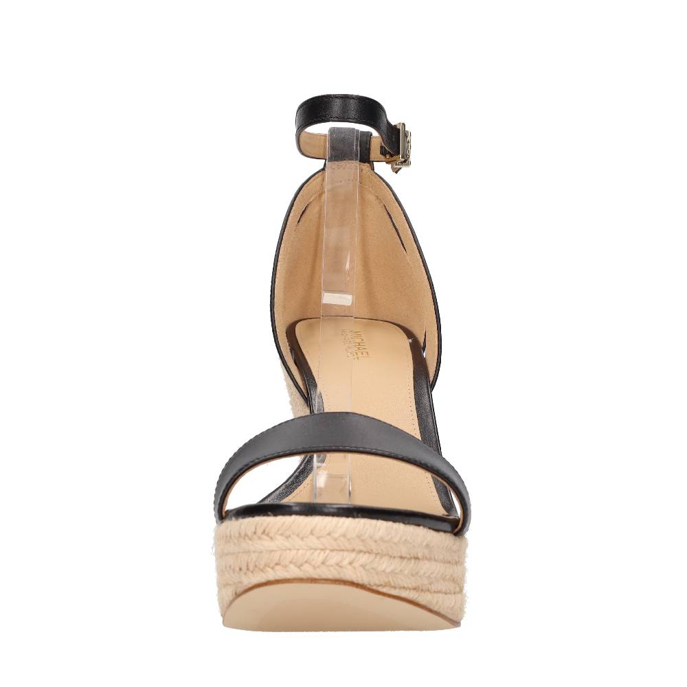 MICHAEL KORS Sandali con zeppa in pelle Vendita Calda