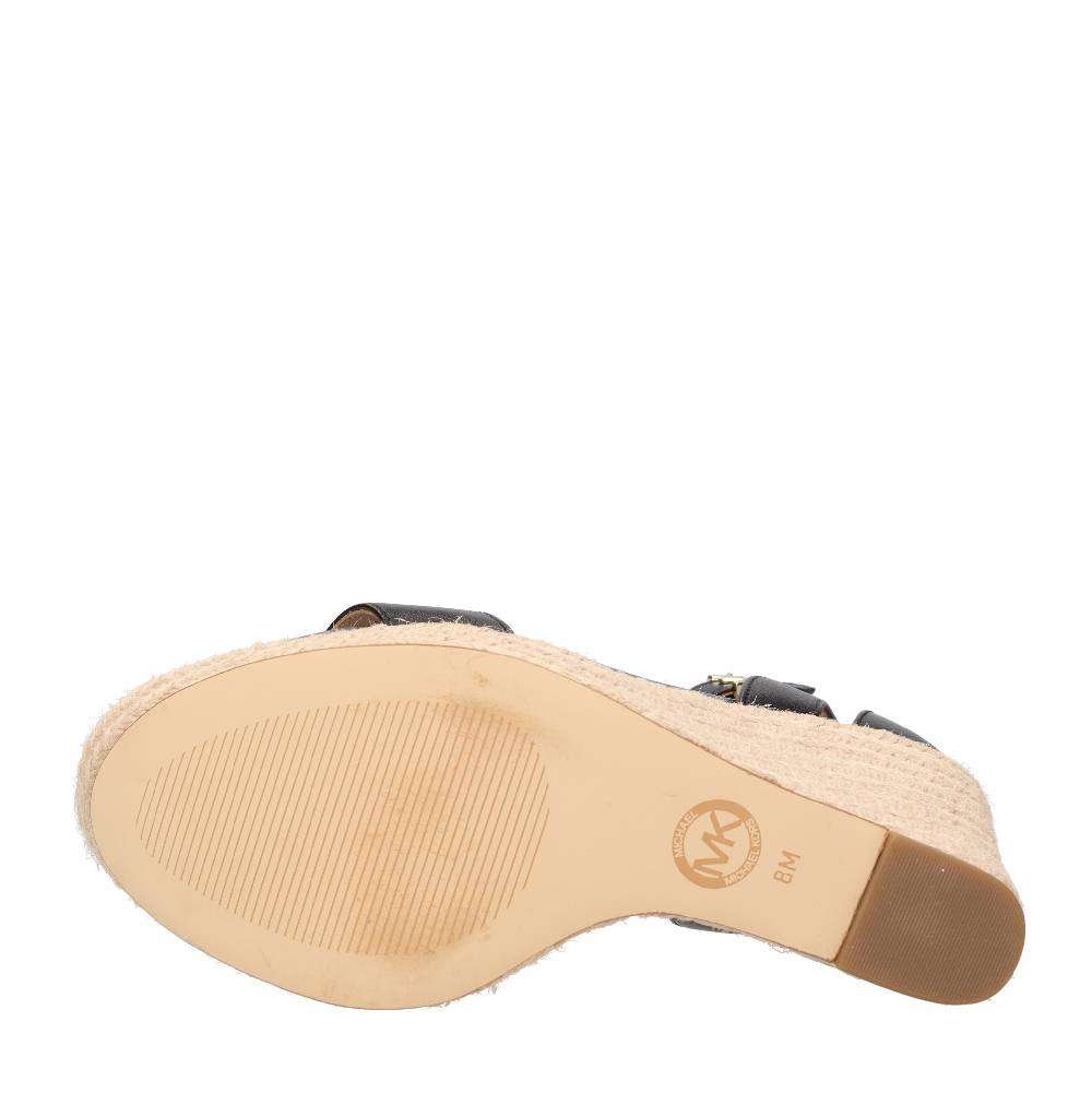 MICHAEL KORS Sandali con zeppa in pelle Vendita Calda