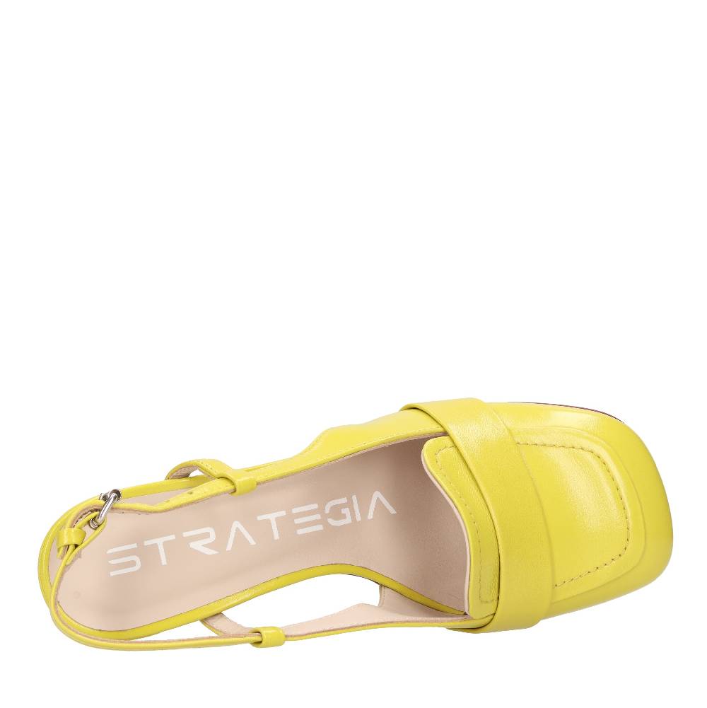 STRATEGIA Décolleté Slingback in pelle Italia
