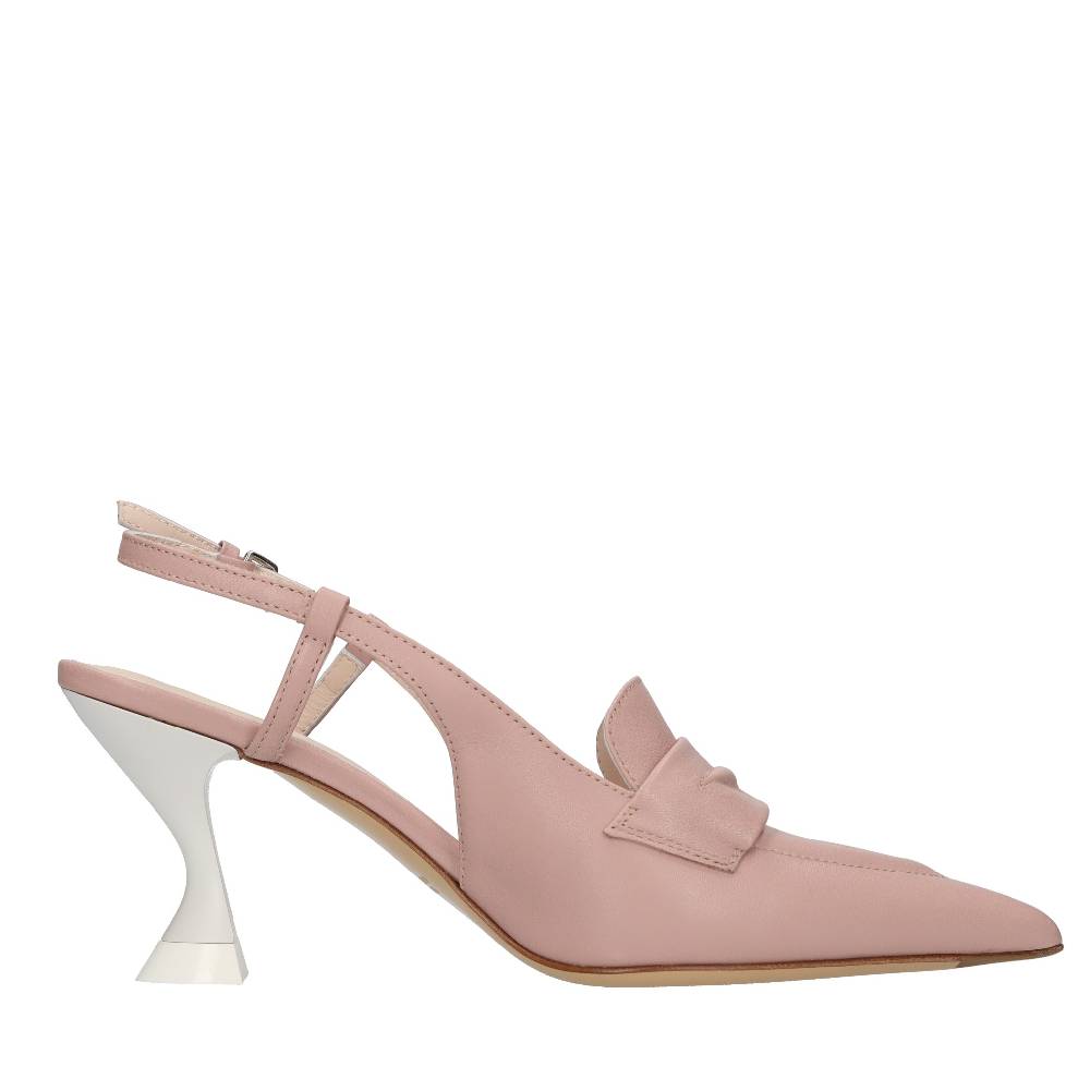 STRATEGIA Décolleté slingback in pelle In Linea