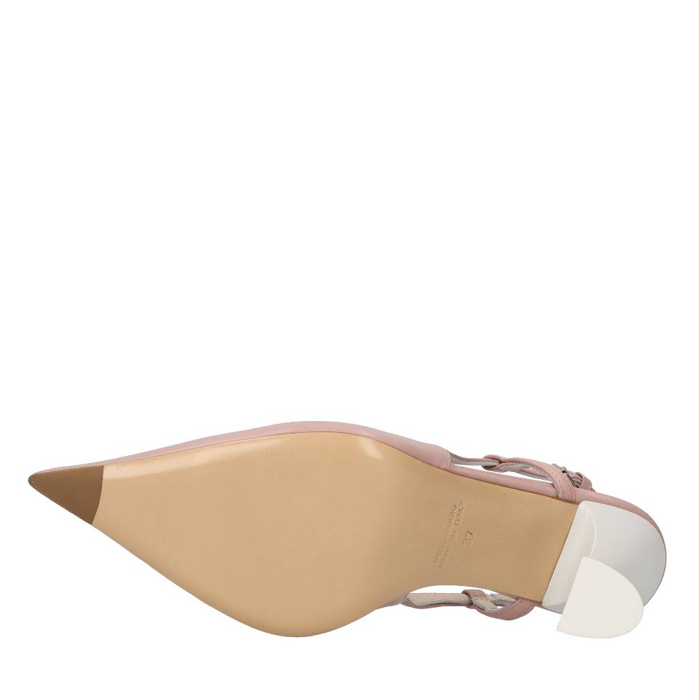STRATEGIA Décolleté slingback in pelle In Linea