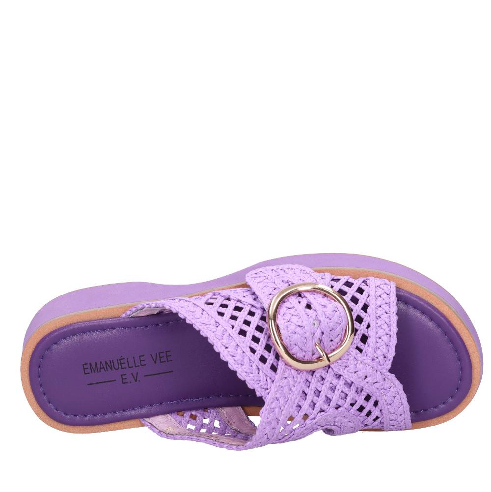EMANUELLE VEE Mules in tessuto Qualità