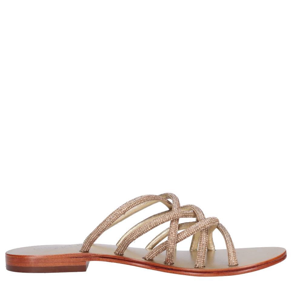 EMANUELLE VEE Mules con strass Promozione