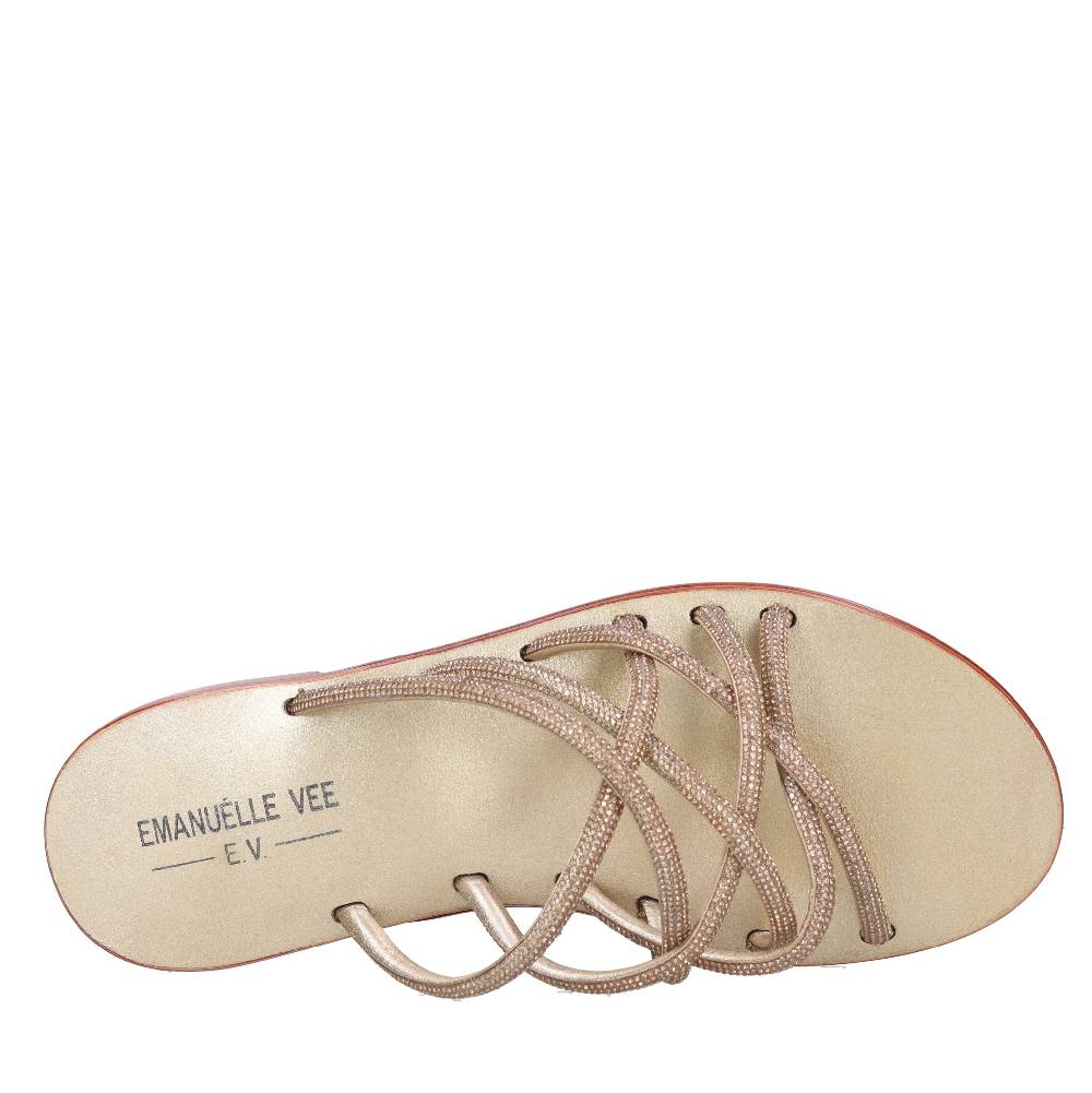 EMANUELLE VEE Mules con strass Promozione