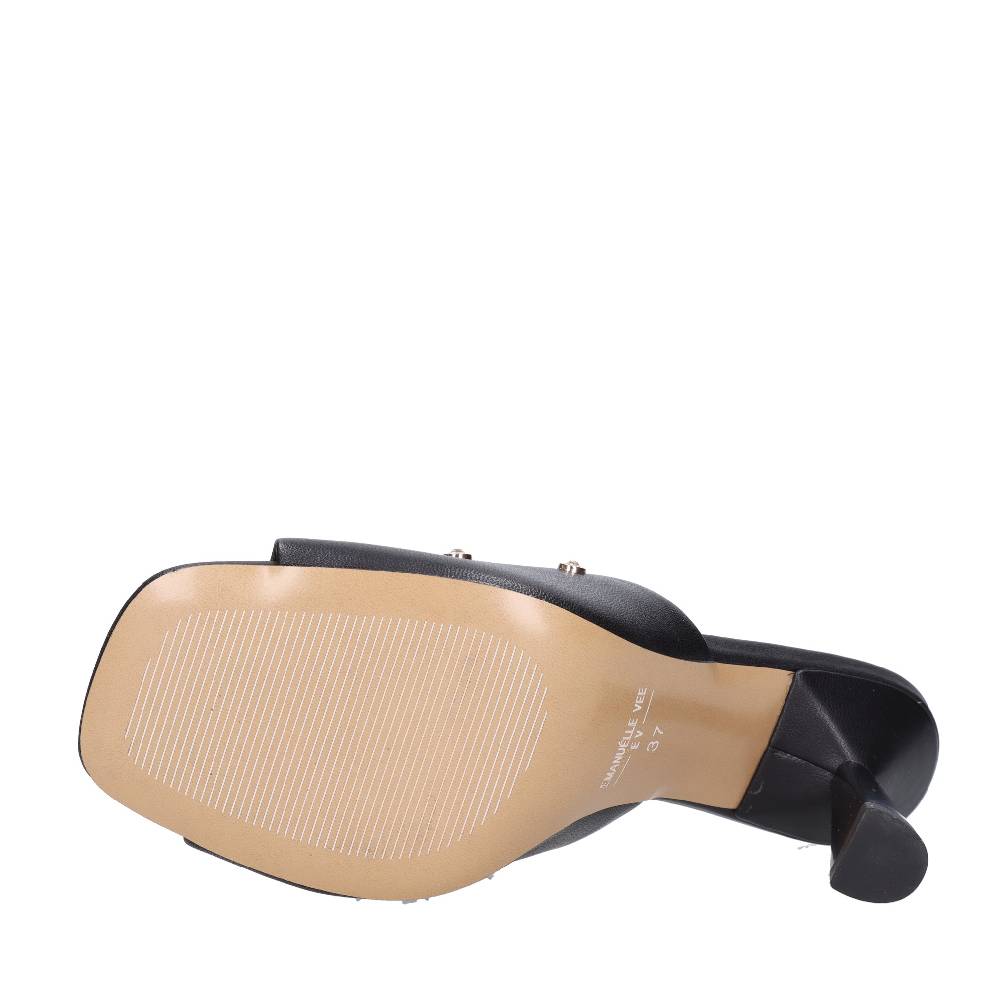 EMANUELLE VEE Mules in pelle Soddisfazione Garantita