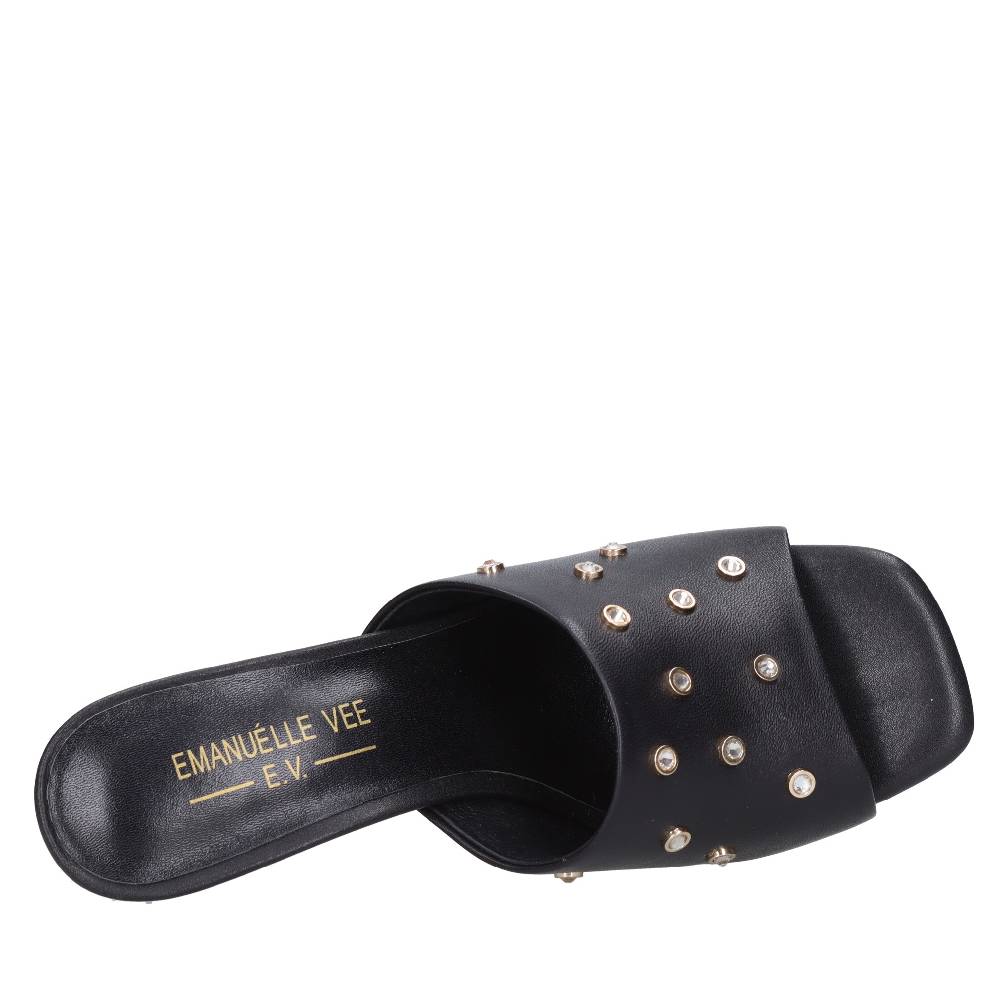 EMANUELLE VEE Mules in pelle Soddisfazione Garantita