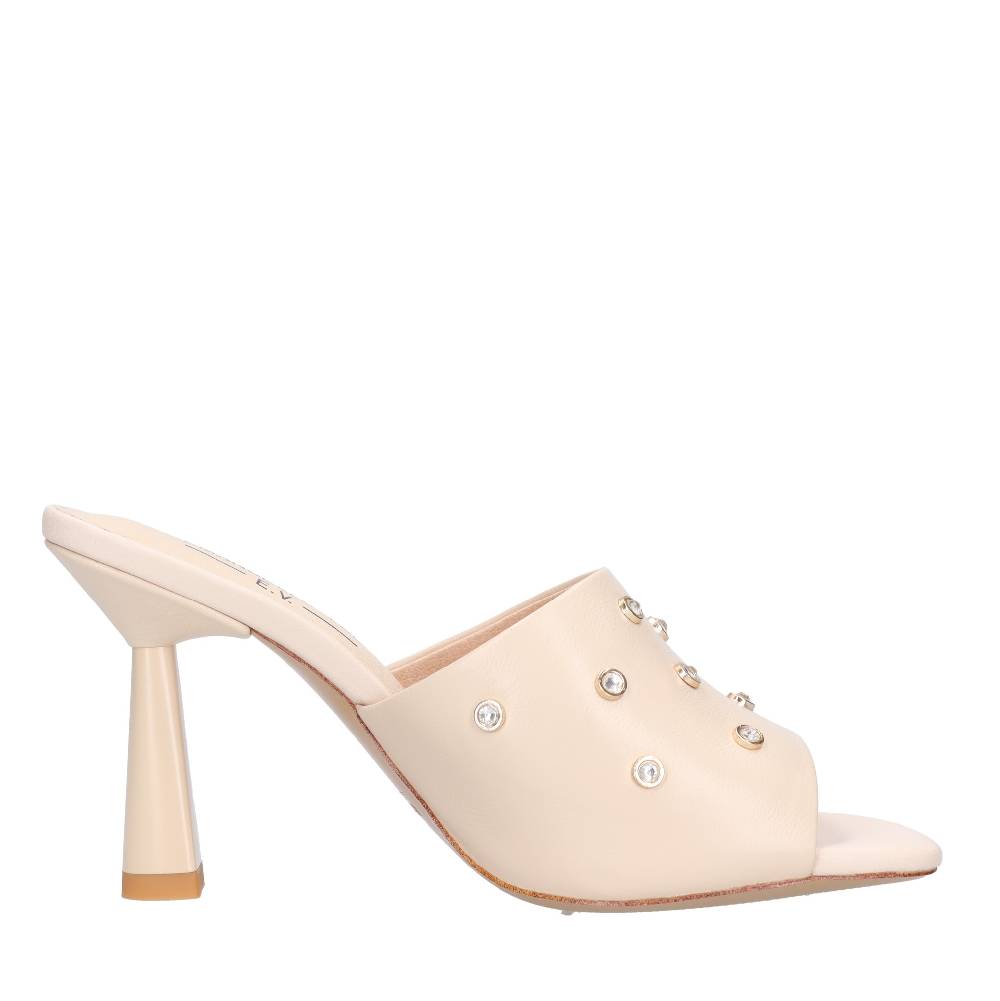 EMANUELLE VEE Mules in pelle Qualità Garantita