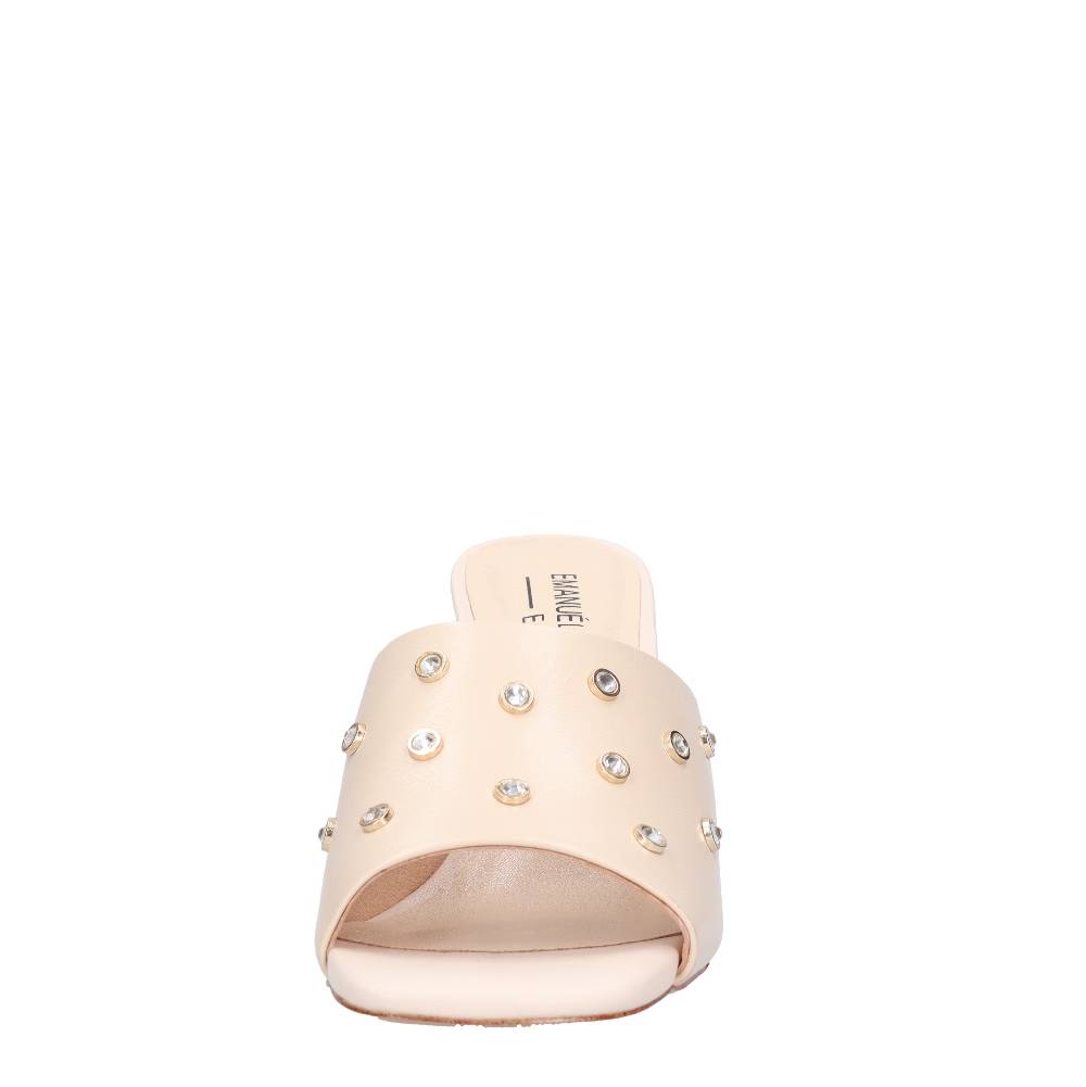 EMANUELLE VEE Mules in pelle Qualità Garantita