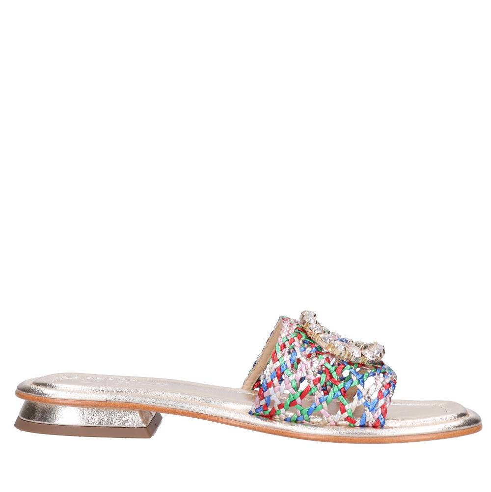 EMANUELLE VEE Mules in pelle Acquista Ora