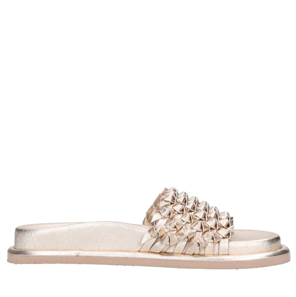 EMANUELLE VEE Mules in pelle Consegna Veloce