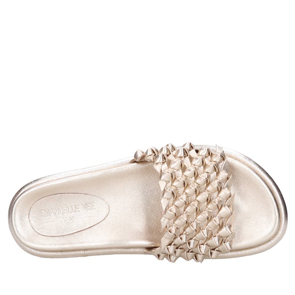 EMANUELLE VEE Mules in pelle Consegna Veloce