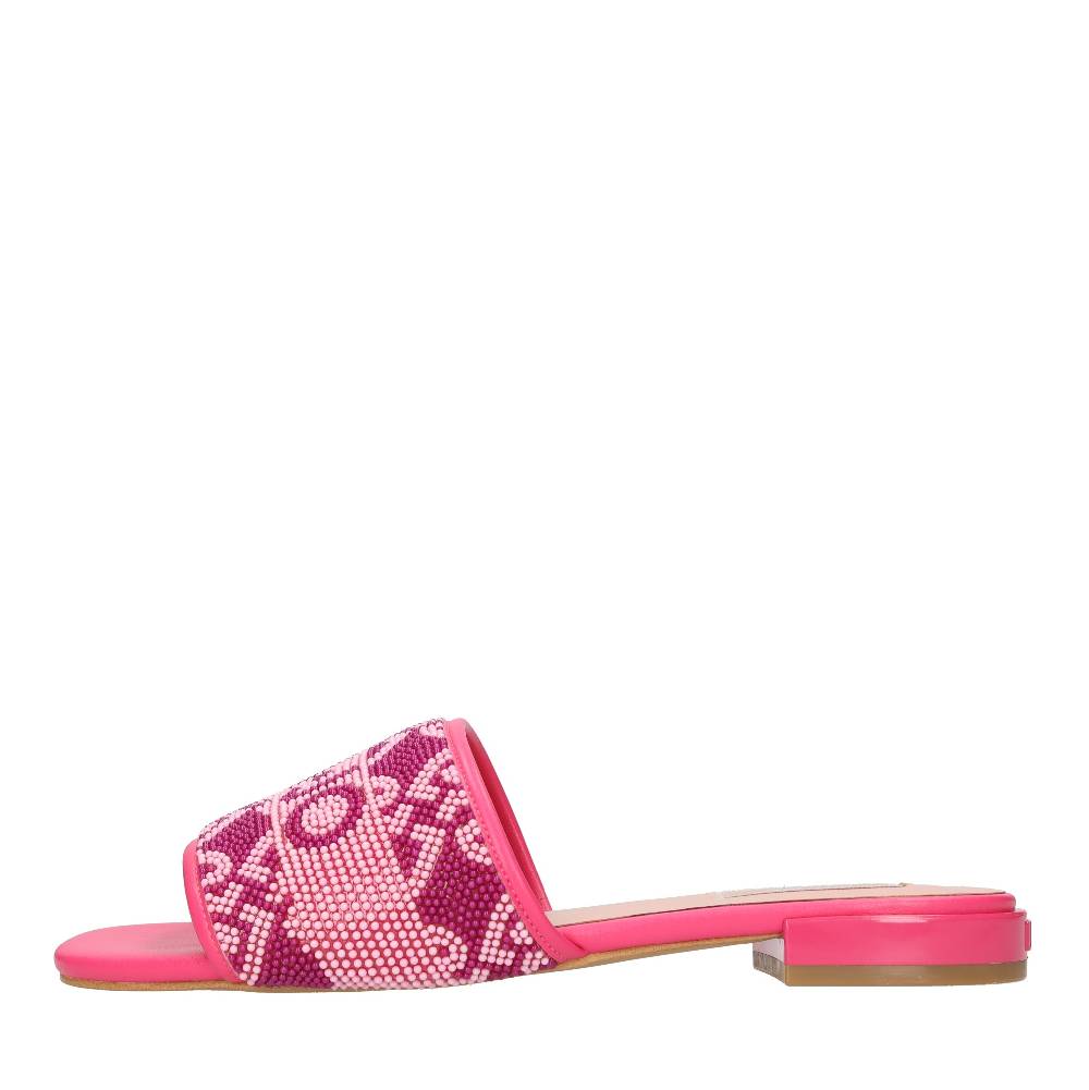 LIU JO Mules in perline ed ecopelle
