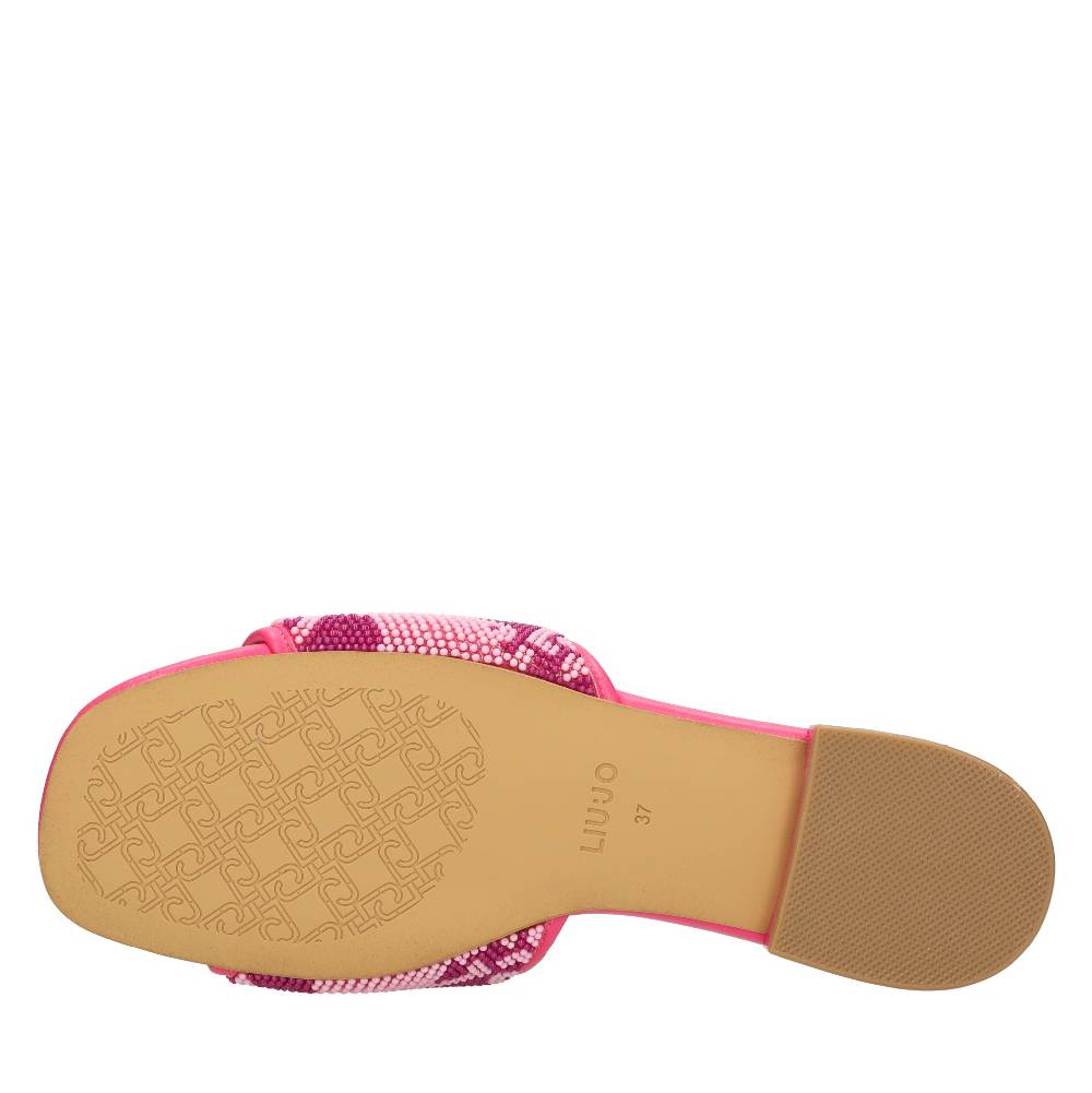 LIU JO Mules in perline ed ecopelle Saldi