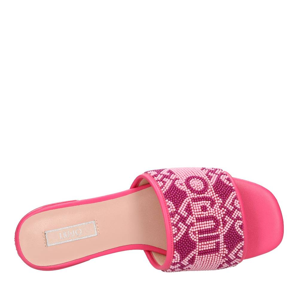 LIU JO Mules in perline ed ecopelle Saldi