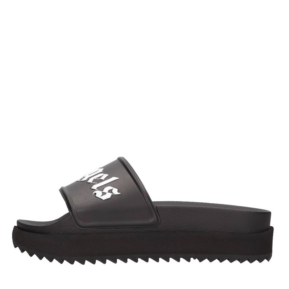 PALM ANGELS Mules in gomma e tessuto