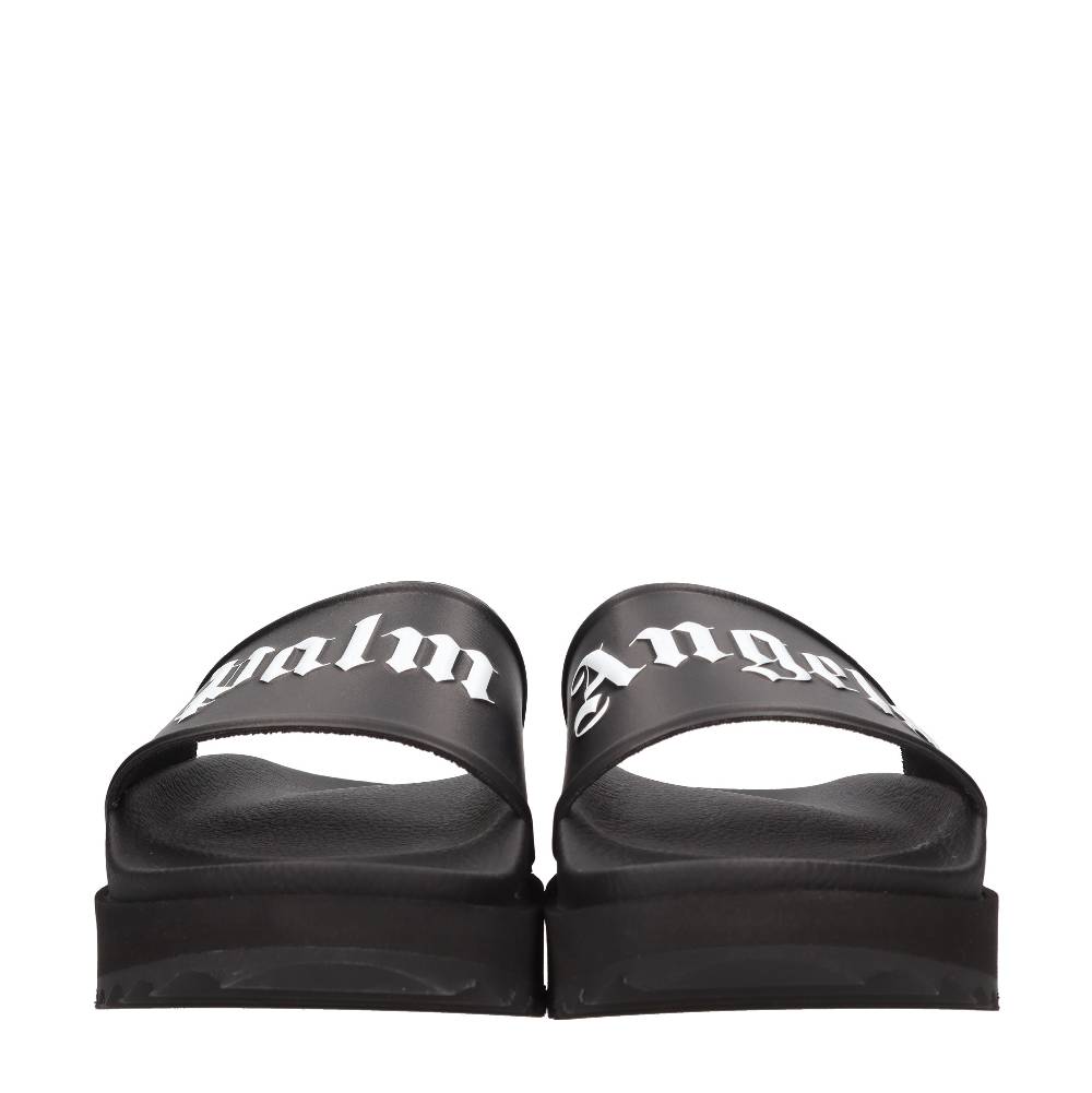PALM ANGELS Mules in gomma e tessuto Vendita Calda