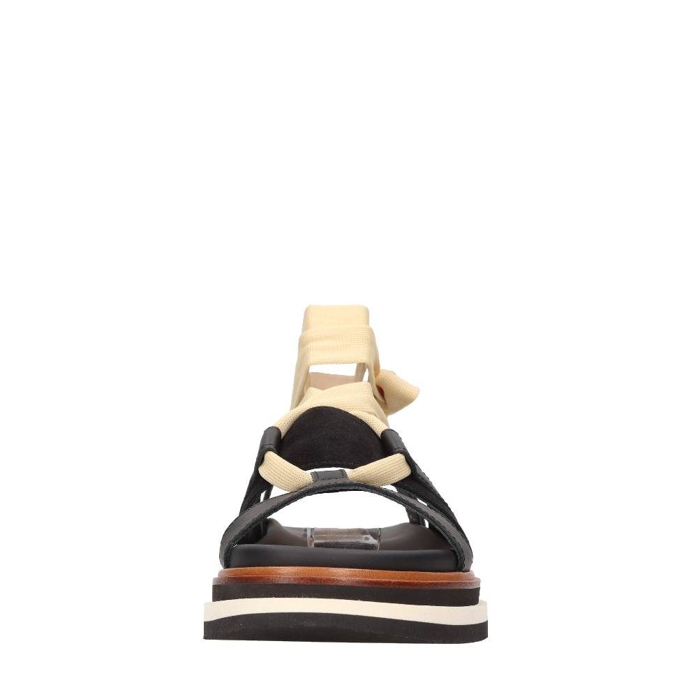 HOGAN Sandali flat in pelle In Linea