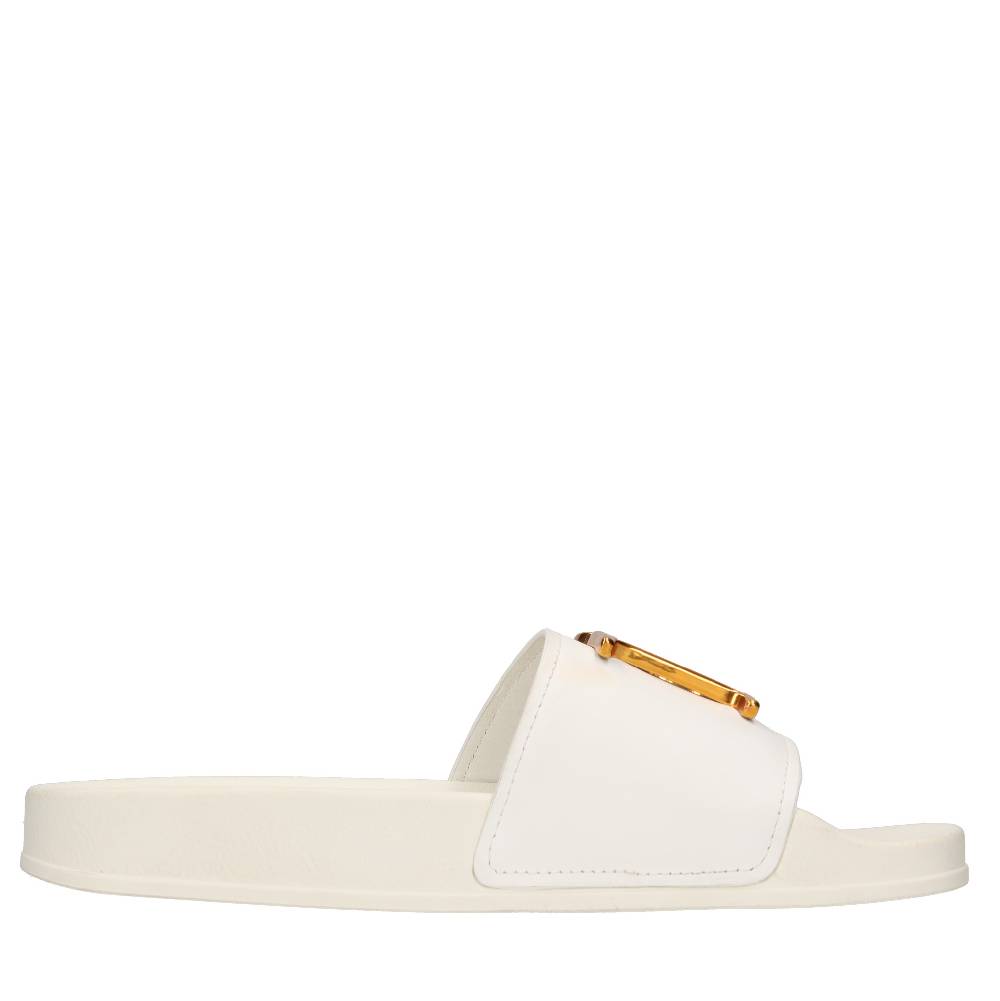 DSQUARED2 Mules in gomma e pelle Pezzi Unici