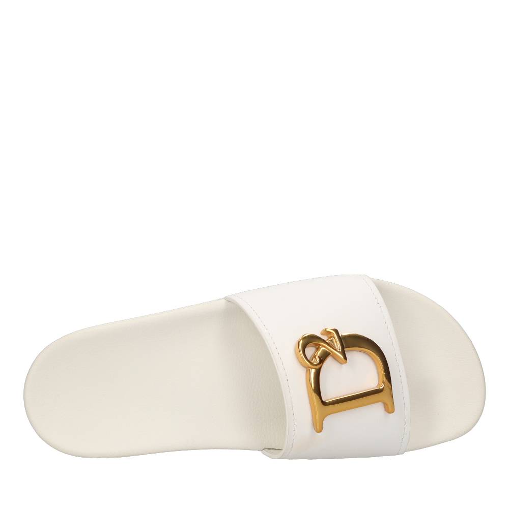 DSQUARED2 Mules in gomma e pelle Pezzi Unici