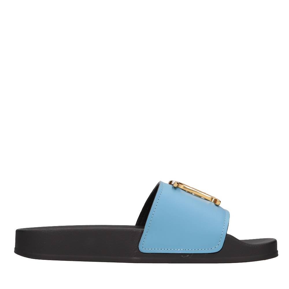 DSQUARED2 Mules in gomma e pelle Qualità Garantita