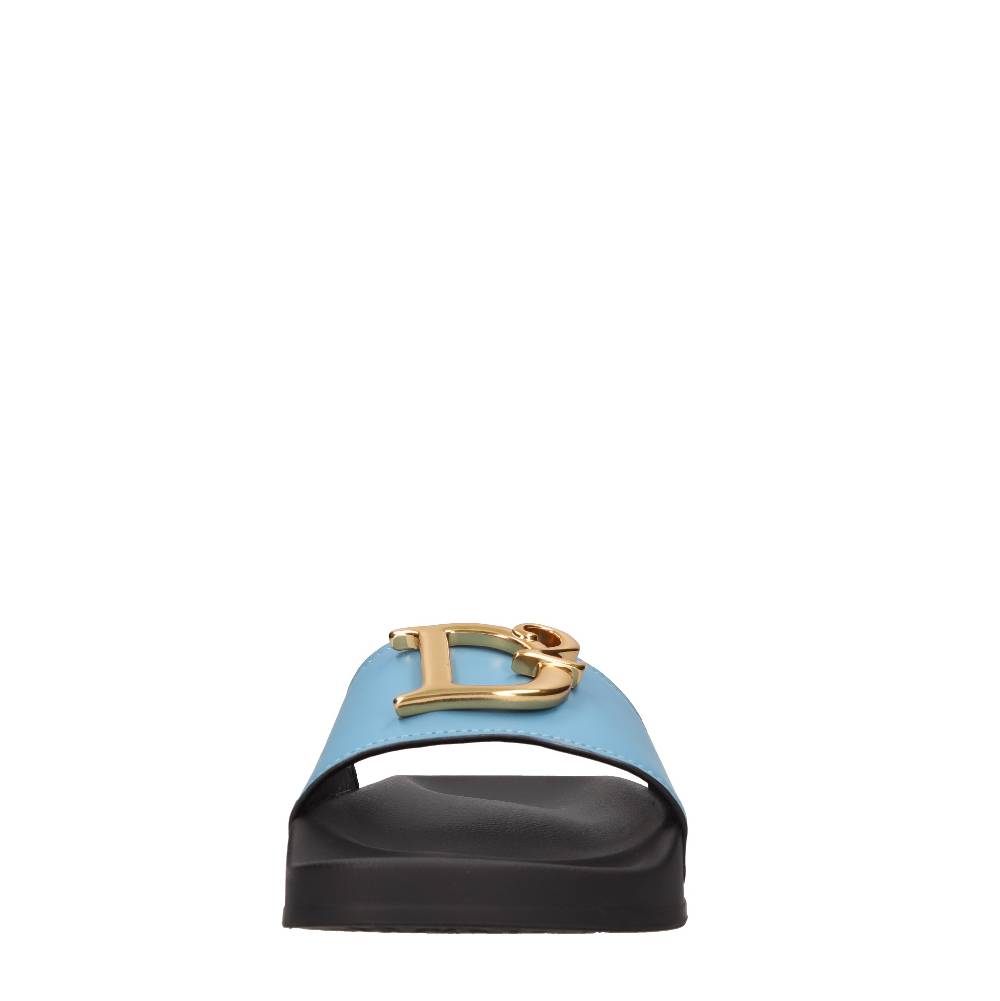 DSQUARED2 Mules in gomma e pelle Qualità Garantita