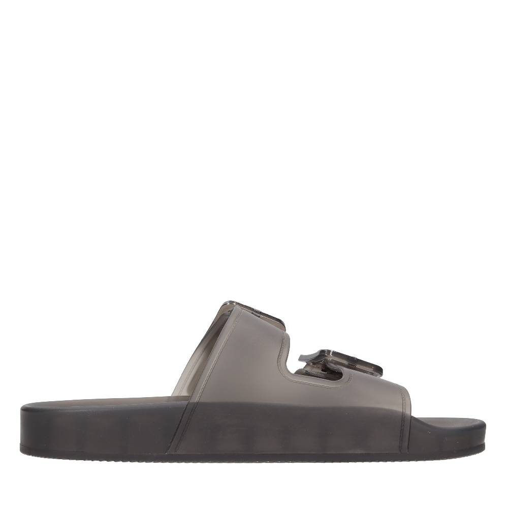 BALENCIAGA Mules in gomma trasparente Consegna Veloce