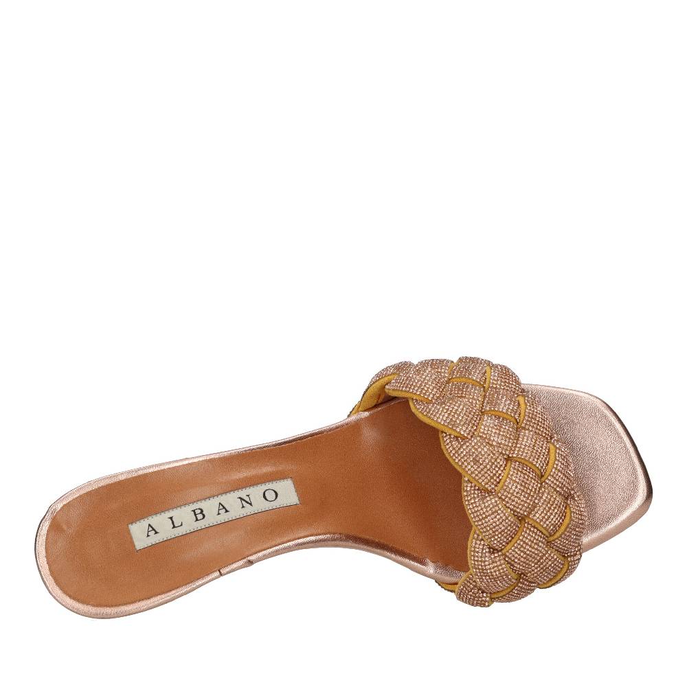 ALBANO Mules in strass Outlet