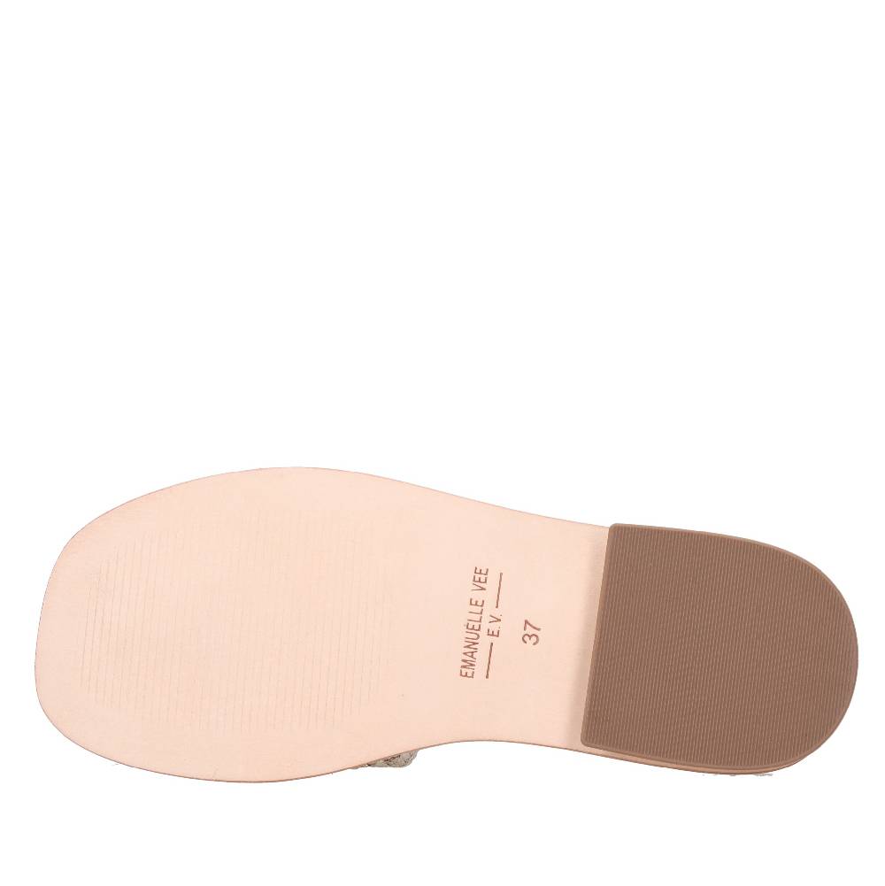 EMANUELLE VEE Mules in pelle In Vendita