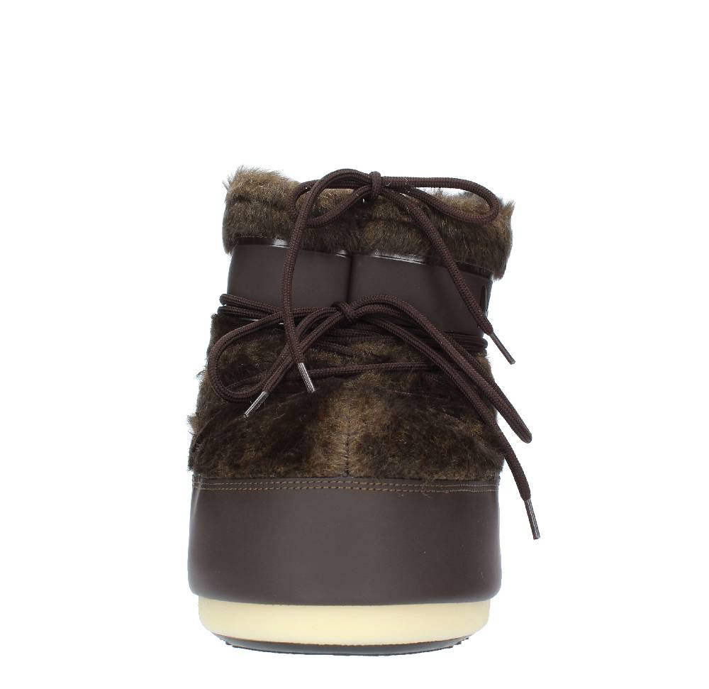 MOON BOOT Stivaletti da neve modello ICON LOW FAUX FUR MOON BOOT in gomma ed ecopelliccia Offerta