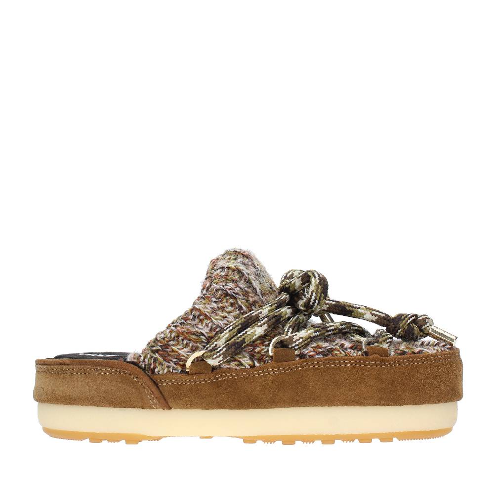 MOON BOOT Mules modello 14601200 in camoscio e tessuto Hotsell