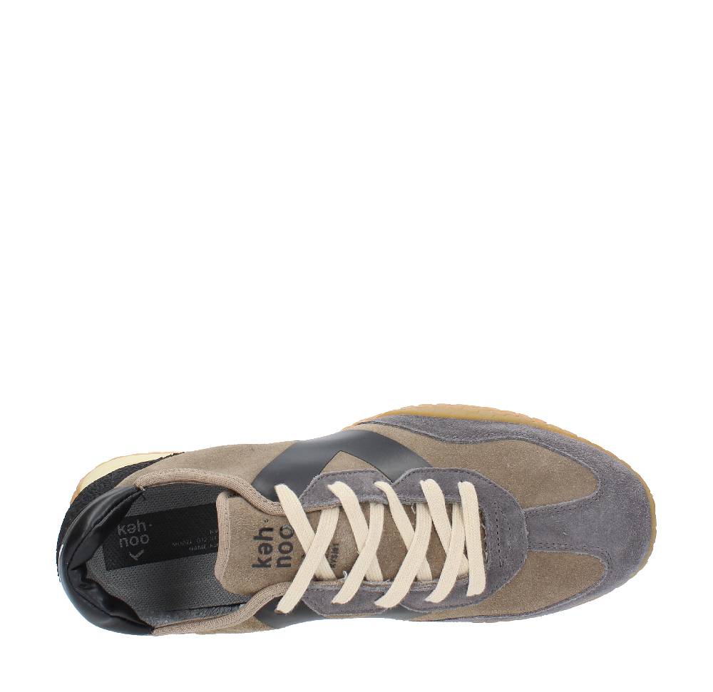KEH NOO Sneakers KEH NOO in camoscio tessuto e gomma Vendita Calda