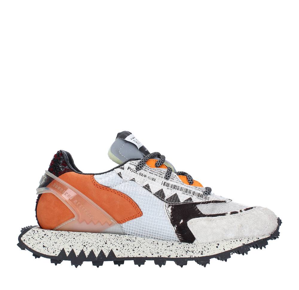 RUN OF Sneakers modello 9377RO-1 RUN OF in pelle camoscio e tessuto In Saldo