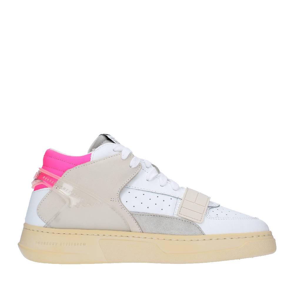 RUN OF Sneakers modello MID COMBI-RF RUN OF in pelle camoscio e tessuto Moda