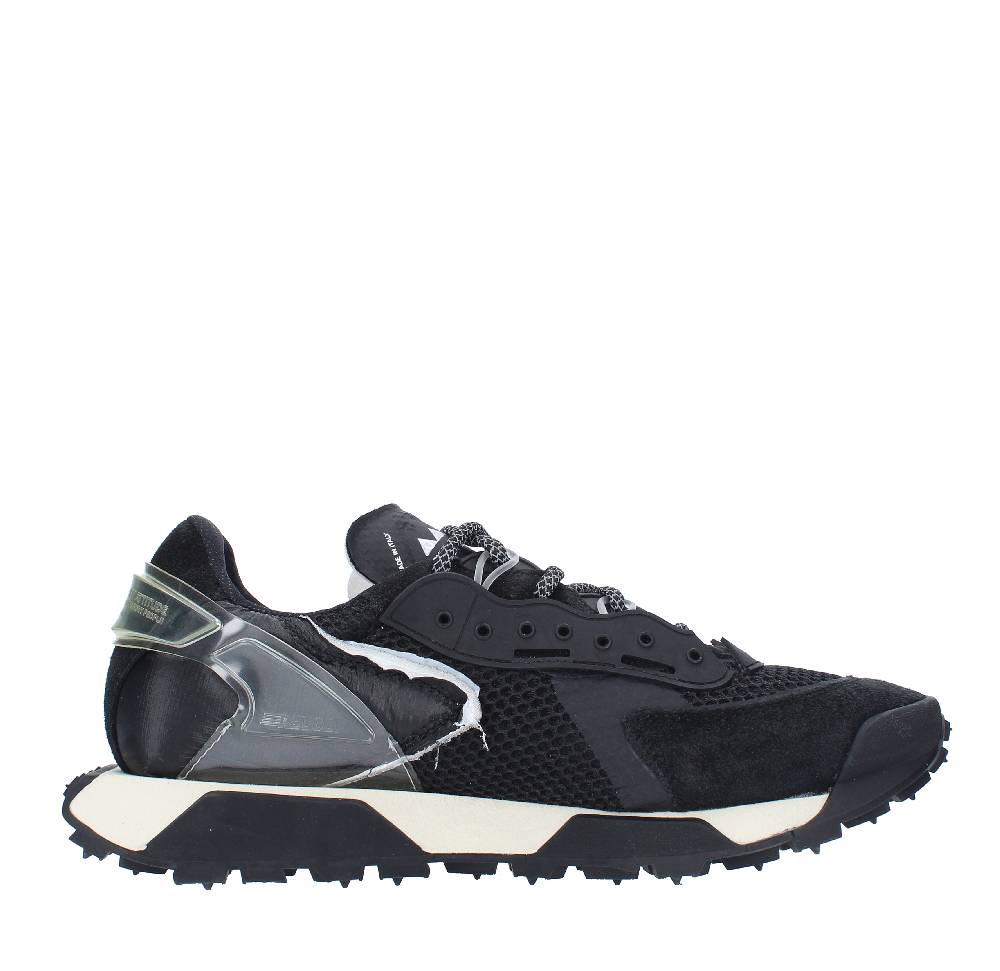 RUN OF Sneakers modello REVOLT RUN OF in camoscio e tessuto Italy