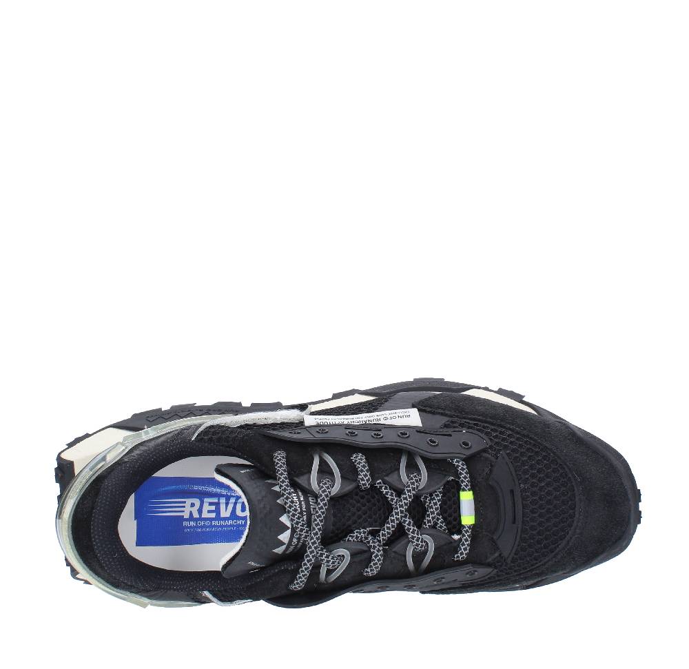 RUN OF Sneakers modello REVOLT RUN OF in camoscio e tessuto Italy