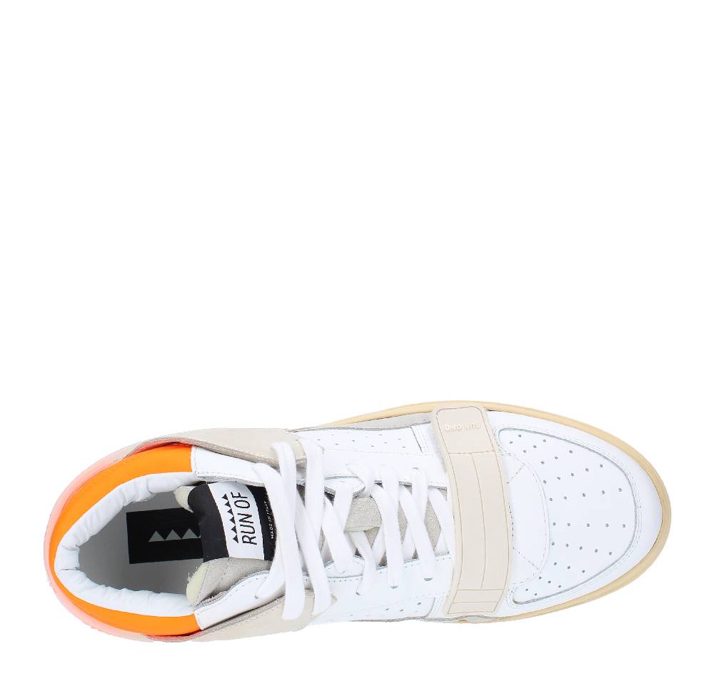 RUN OF Sneakers modello MID COMBI-AF RUN OF in pelle camoscio e tessuto Italia