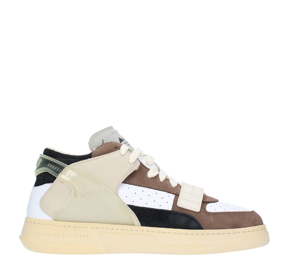 RUN OF Sneakers modello ERRANT MID RUN OF in pelle camoscio e tessuto Nuovo