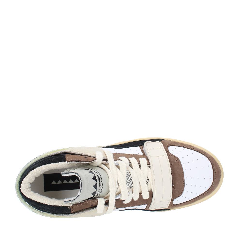 RUN OF Sneakers modello ERRANT MID RUN OF in pelle camoscio e tessuto Nuovo