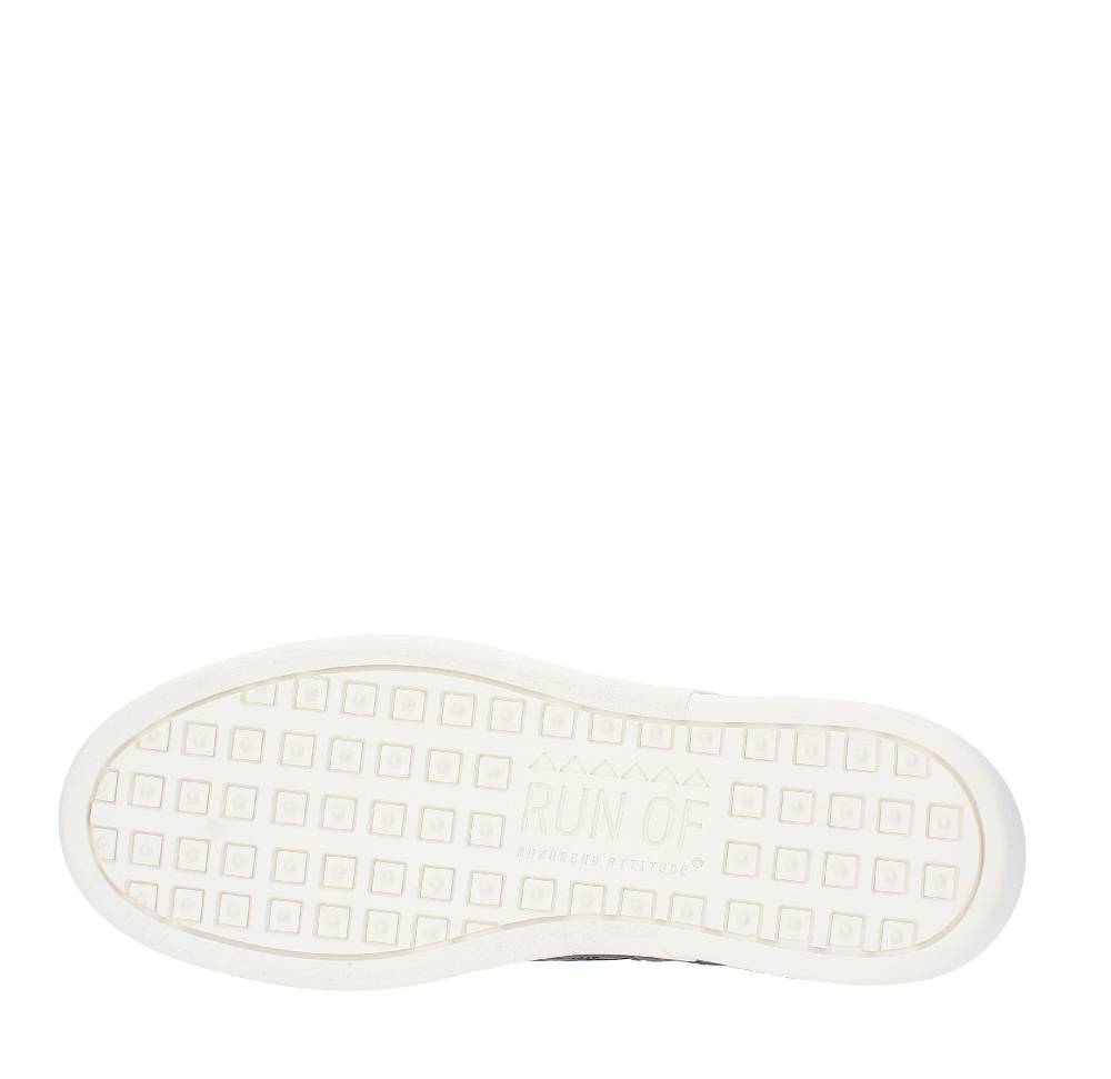 RUN OF Sneakers modello 40048BM RUN OF in pelle e tessuto Consegna Veloce