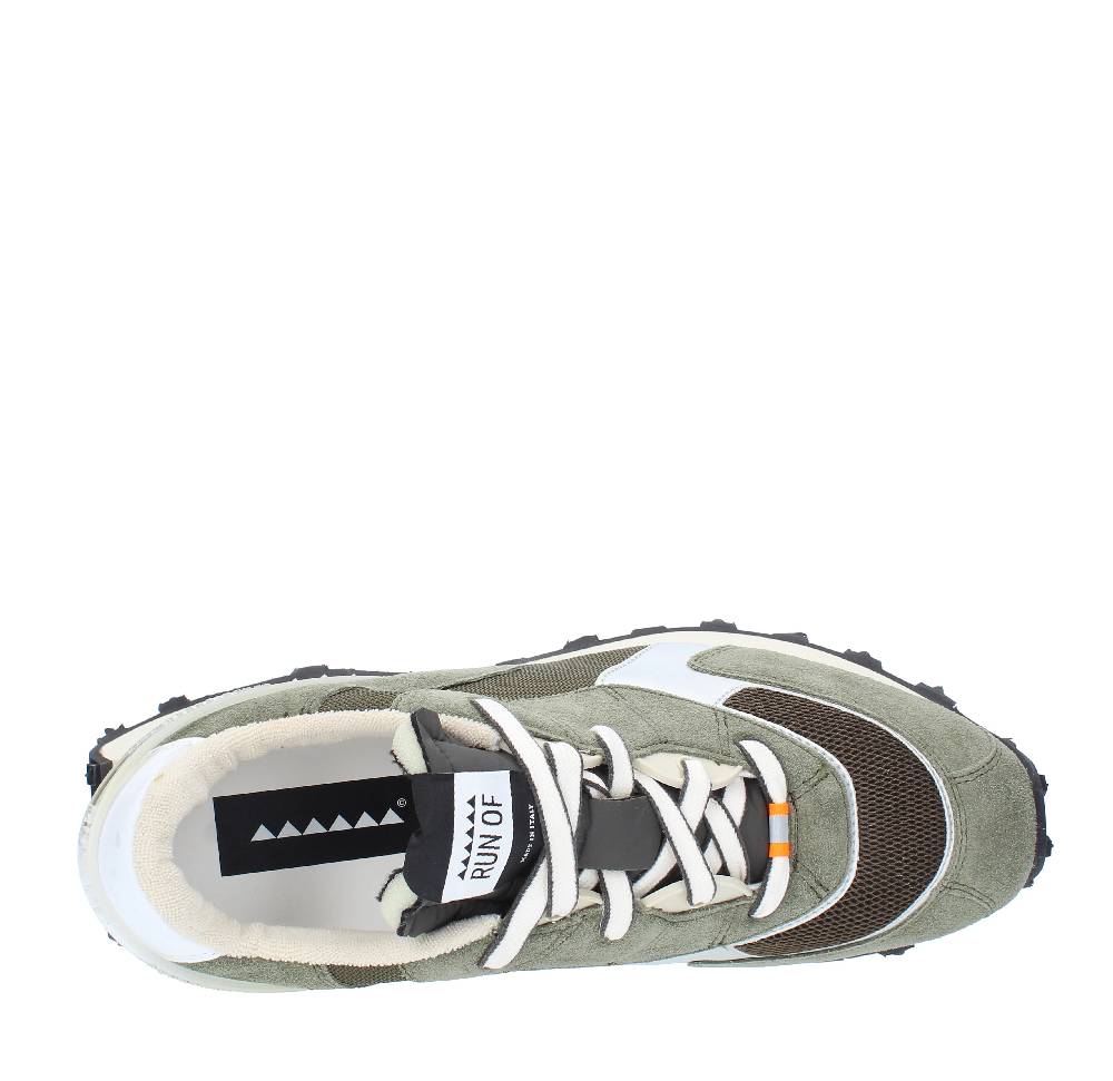 RUN OF Sneakers modello BUND RUN OF in camoscio e tessuto Fino Al -60%