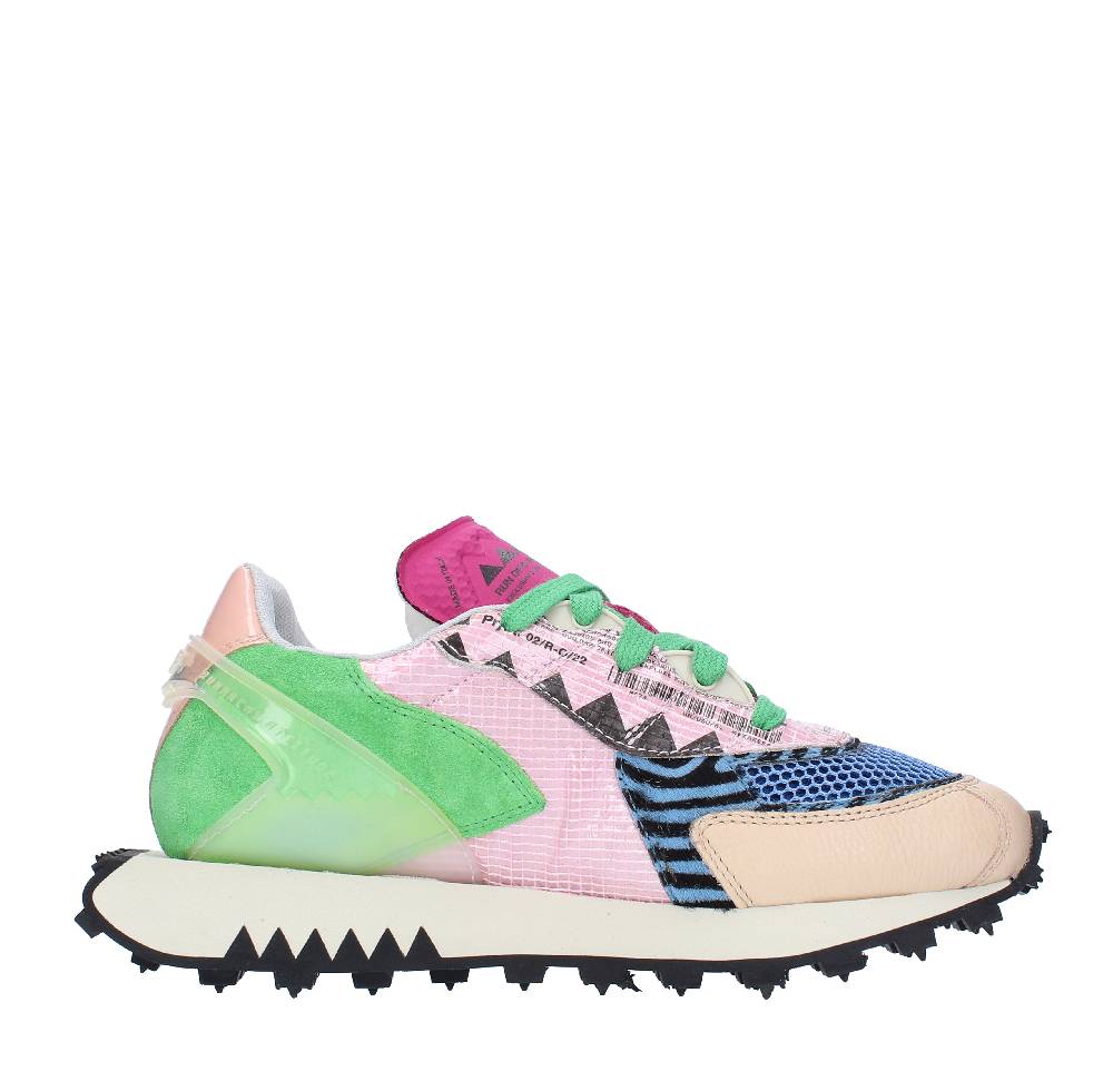 RUN OF Sneakers modello RO-1 HAMBURG RUN OF in pelle camoscio e tessuto Promozione Limitata
