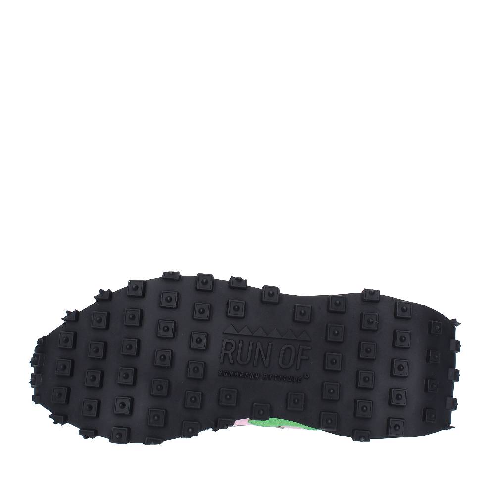 RUN OF Sneakers modello RO-1 HAMBURG RUN OF in pelle camoscio e tessuto Promozione Limitata