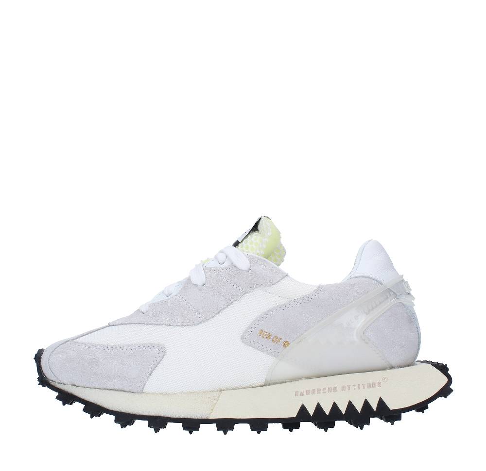 RUN OF Sneakers modello 9378 RUN OF in camoscio e tessuto