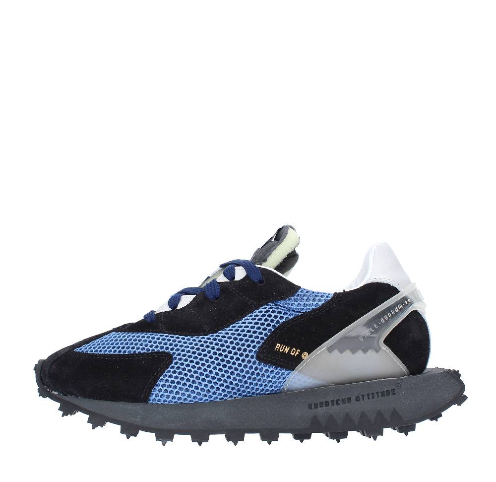 RUN OF Sneakers modello 9378 RUN OF in camoscio e tessuto